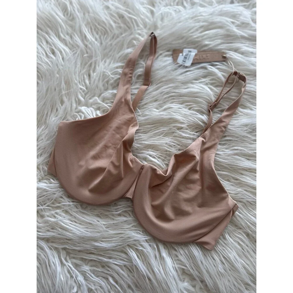 Skims Smoothing Intimates Unlined Minimizer Bra Clay Size 36DD - Picture 4 of 7